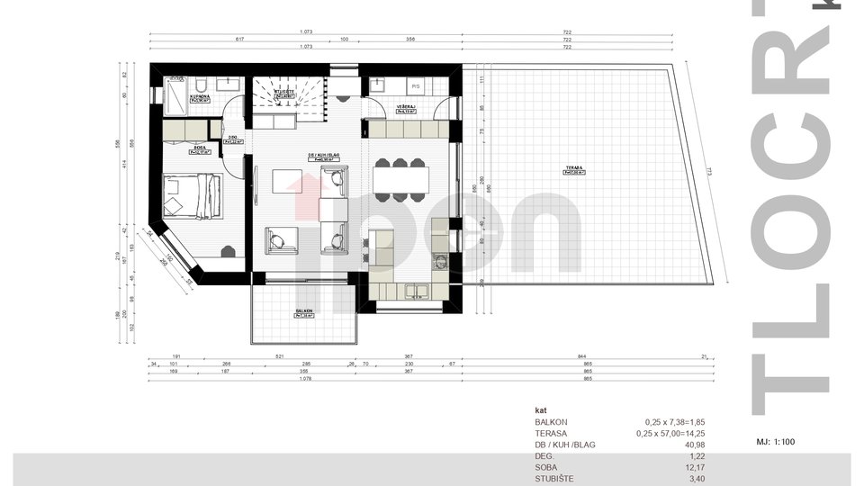 Wohnung, 126 m2, Verkauf, Rijeka - Hosti
