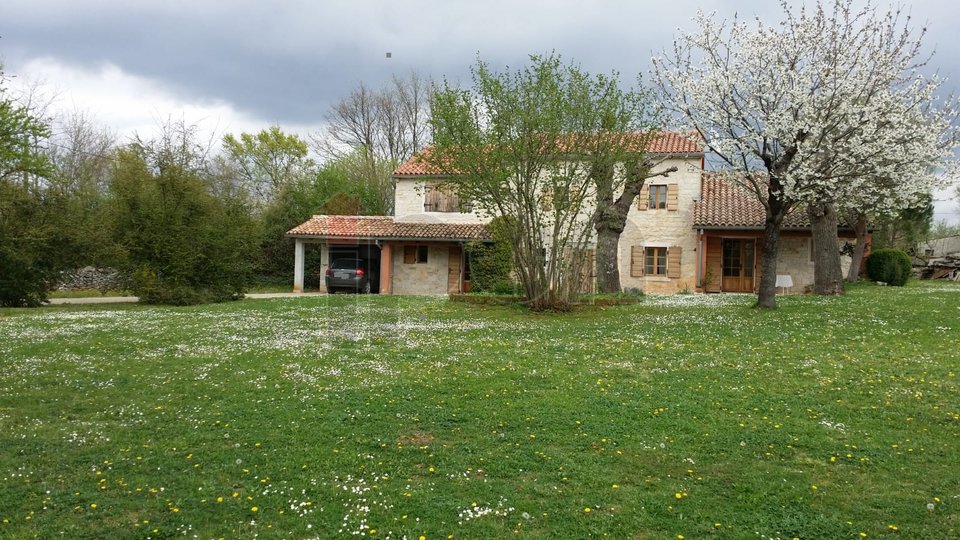 Kanfanar, okolica, tipična Istarska kamena kuća sa velikom okućnicom!