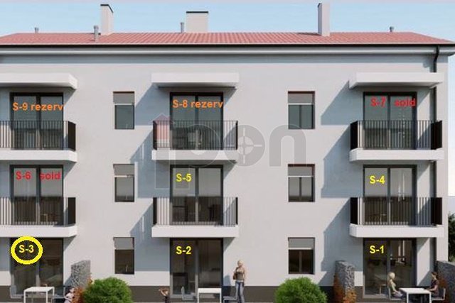 Apartment, 47 m2, For Sale, Viškovo