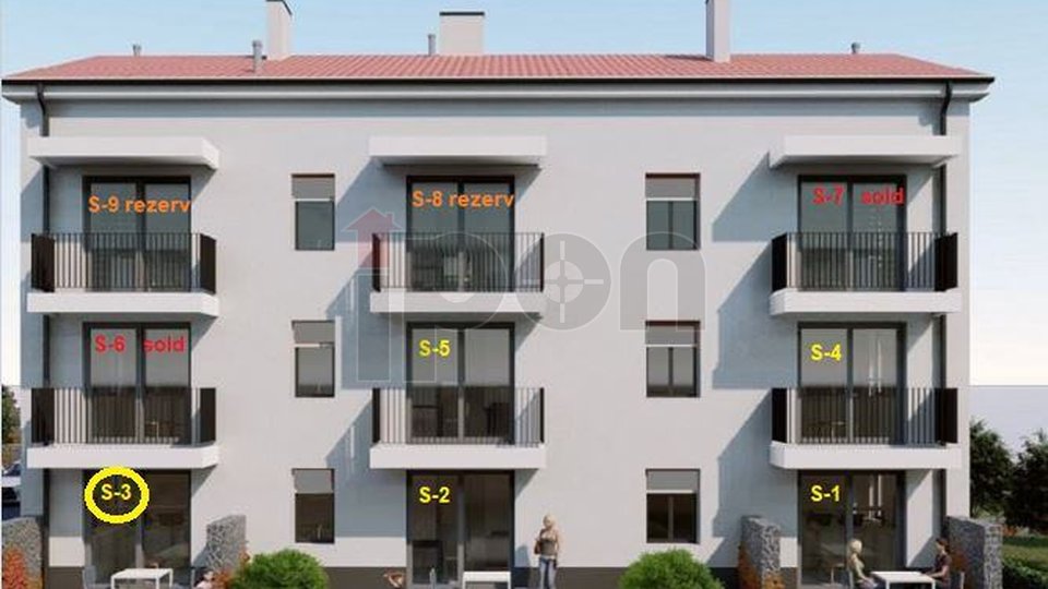 Apartment, 47 m2, For Sale, Viškovo