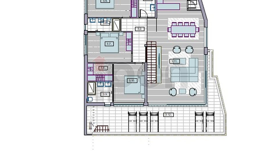 Apartment, 254 m2, For Sale, Krk