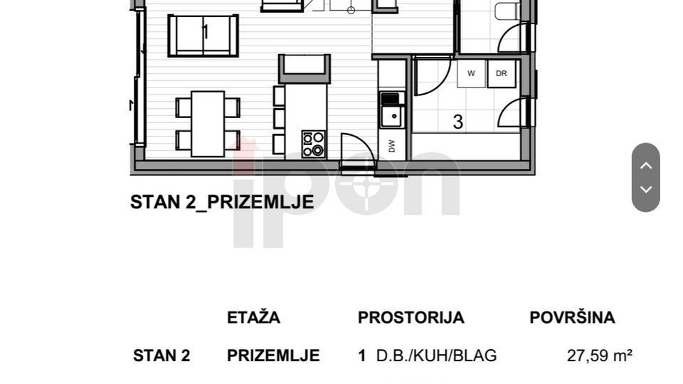 Wohnung, 79 m2, Verkauf, Krk