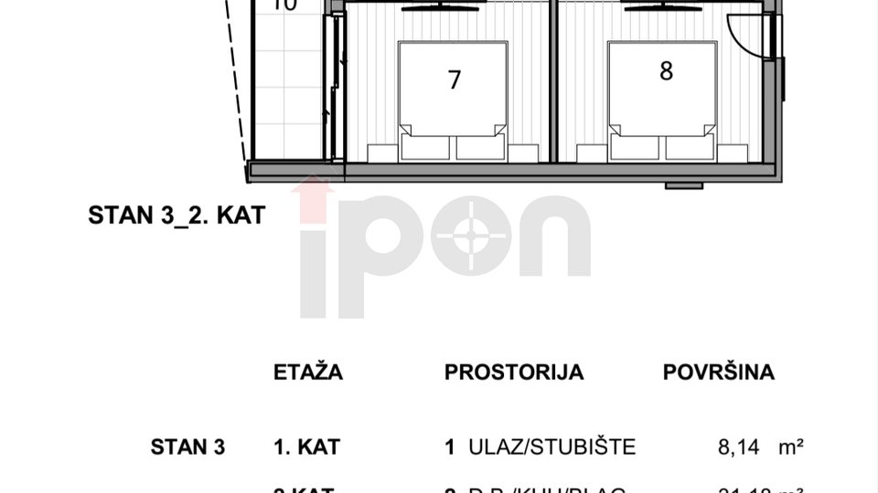 Apartment, 100 m2, For Sale, Krk