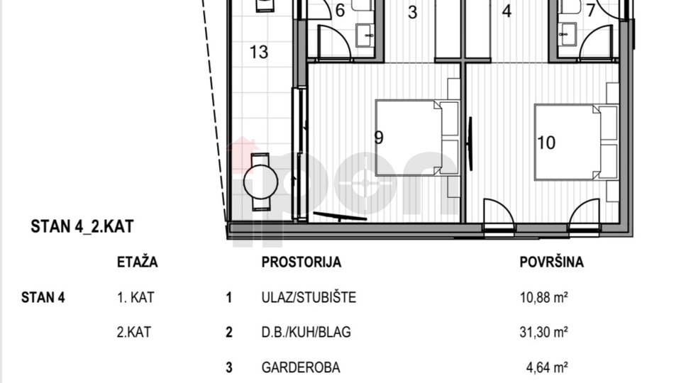 Apartment, 146 m2, For Sale, Krk