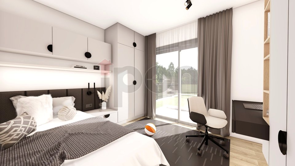 Kastav-Rubeši, luksuzan stan u novogradnja 3S+DB sa okućnicom