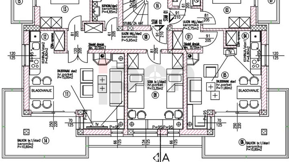 Wohnung, 49 m2, Verkauf, Hreljin